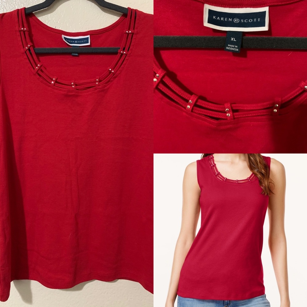 Karen Scott Blouse Sleeveless